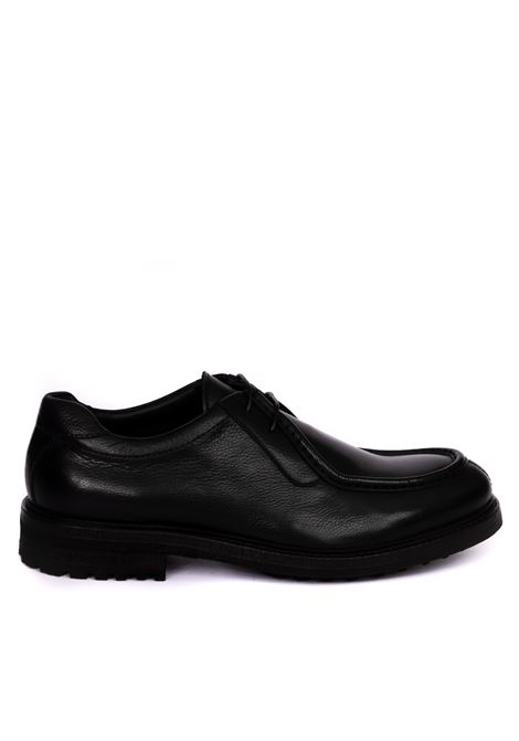 Black grained lace-up JEROLD WILTON | 674GRAINED-T.MORO